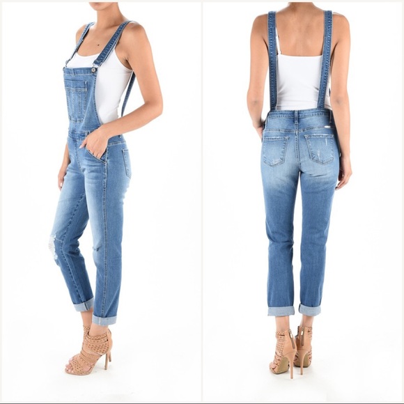 Last 1 - Store Closing‼️ Denim Overalls - Picture 2 of 4